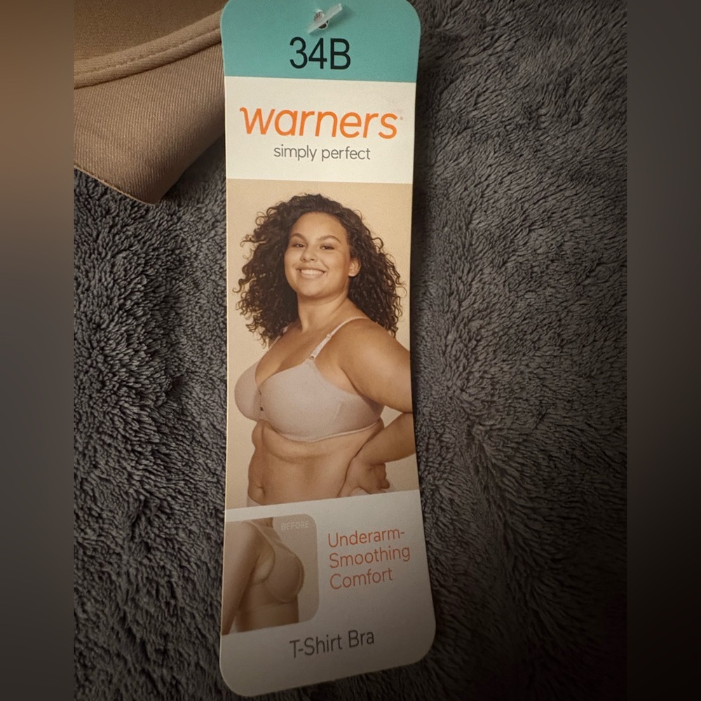 🤎Warner’s • roasted almond t-shirt bra • 34B • NWT - Picture 11 of 12
